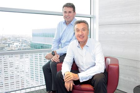 Adam Elliott, chief executive of Concerto Group (left) and Bill Toner, Group CEO for CH&Co Group (right).