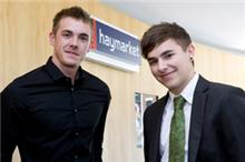 Martyn Read and Jack Fletcher