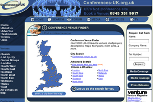 Overseas expansion: online venue finder