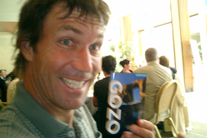 Pat Cash with C&IT's Gozo mini guide