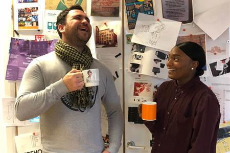 Ollie Lewis and Kel Akaraonye