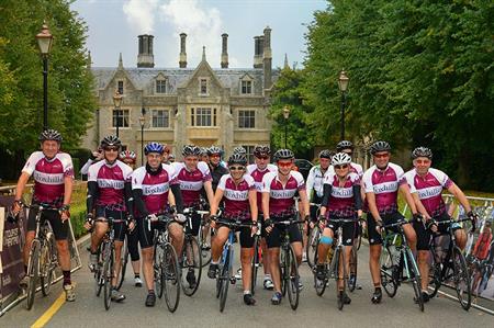 Cycle-themed teambuilding at Foxhills, Surrey