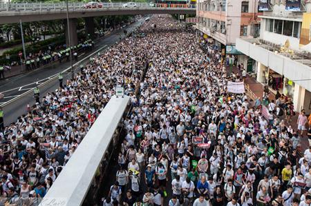 Hong Kong 'still open for business' (c. Alcuin Lai)