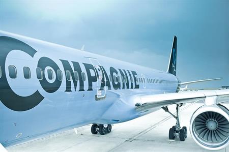 All-business-class service from London to New York makes maiden flight