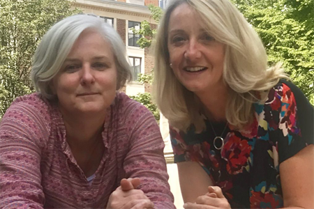 Jennifer Jenkins (L) and Leigh Jagger (R)