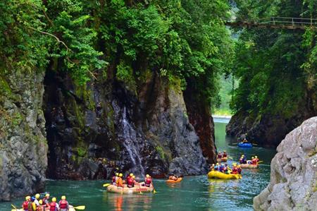 Rafting on the Pacuare River in Costa Rica