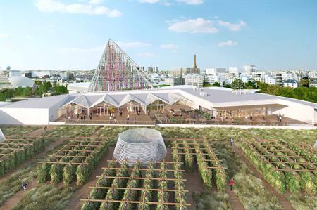 A CGI rendering of how the farm will look