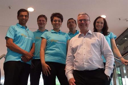 ICCA CEO Martin Sirk with the Prague team