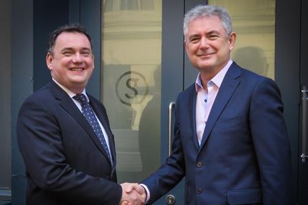 Founder of Moving Venue Richard Beggs and CEO of Smart Group Greg Lawson