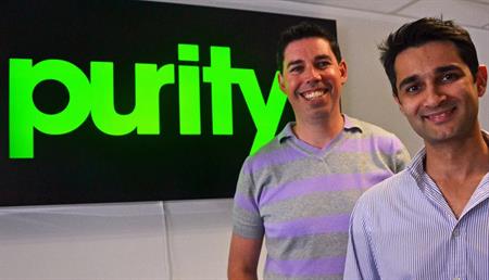 L-R: Purity's Rob Quinn and Baqer Keshwani