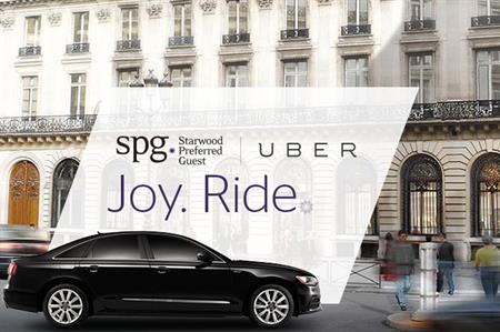 Starwood has announced a deal with Uber