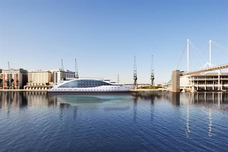 Sunborn London super yacht will be permanently moored at Royal Victoria Docks