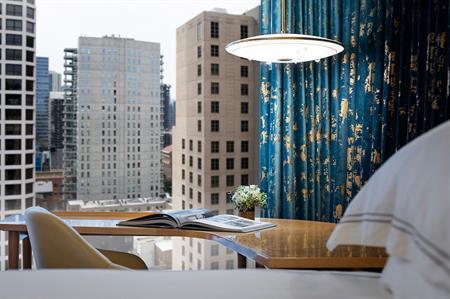 View from one of the rooms in the Viceroy Chicago