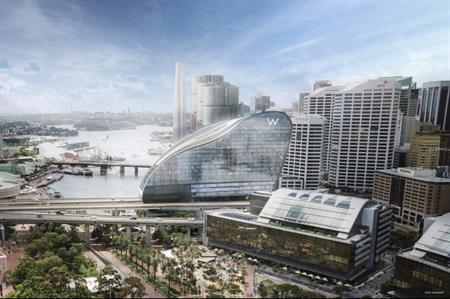 How the new hotel will look in Sydney Harbour