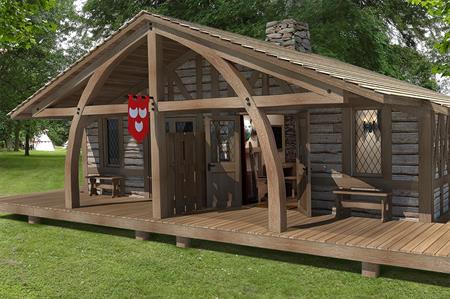 Woodland lodge village to open at Warwick Castle