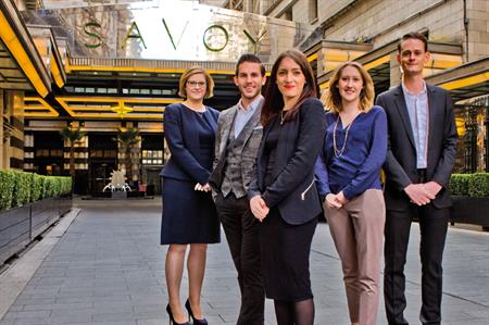 The A List photo shoot took place at The Savoy, London