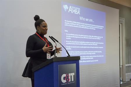 Leah Carter, head of global events at the Association of MBAs