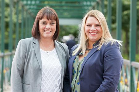 Nicola Burns and Laura Brown of Ashfield Meetings and Events