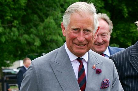 Prince Charles at Audi International Polo with Keith Prowse