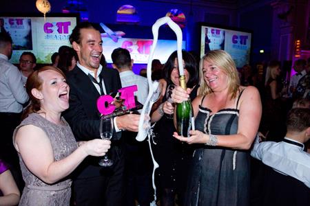 Winners celebrate at the C&IT Awards 2014