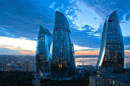Flame Towers Complex, Baku, Azerbaijan