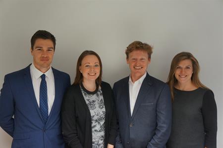 Chris Miles, Nicci Gisby, Alex Dingwall and Carly Mitchell.