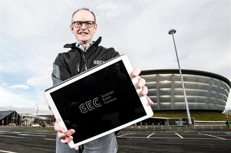 Peter Duthie, chief executive of the SEC with new logo