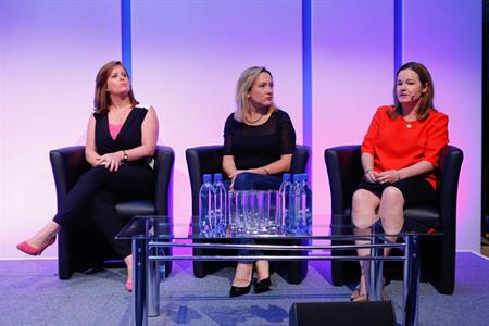 ITV's Kian Hanly, L'Oreal's Alison Williams and IBM's Vikki Bradney-Spencer at Event 360 forum