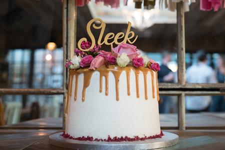 Sleek Events’ celebration cake