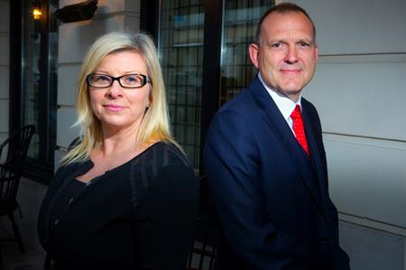 Zibrant's Fay Sharpe and Nigel Cooper