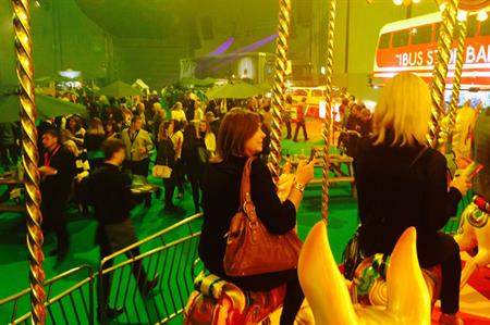 Guests enjoyed a carousel at the Liverpool Exhibition Centre launch party