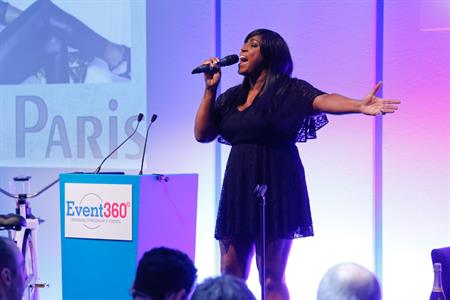 A surprise performance from singer Mica Paris at Event 360 forum
