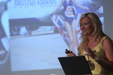 Michelle Mone of Ultimo spoke to corporate event planners at IMEX