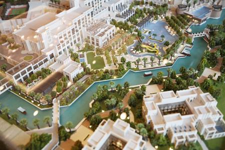 A scale-model of the development