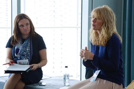 Karen Rice and Sarah Cox debate talent management at C&IT's Agency Forum