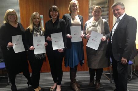 L-R: Kathie McGuire, director of procurement, Inntel; Helen Cook, account manager, Planet Venues; Anna Houghton, MICE head of conference Calder Conferences; Lucy Hay, event manager, Absolute Corporate Events; Jenny Lee, meetings and e
