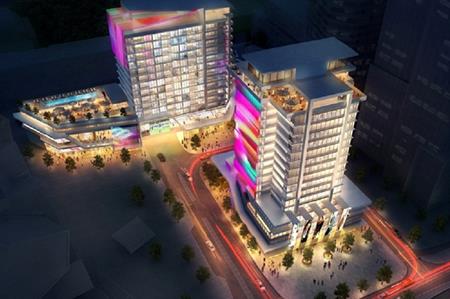 A CGI of how the the two properties will look