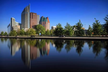 The Hague skyline