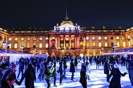 Ice skating at Somerset House (istockphoto.com)