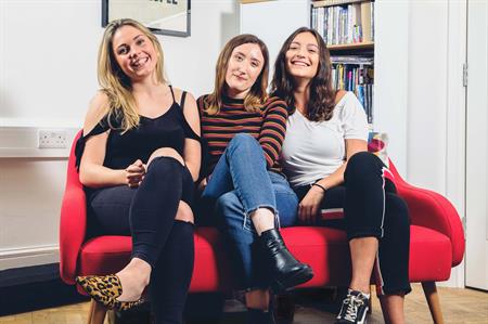Hannah Daulton, Rebecca Scott and Anna-Lena Hagen (L-R)