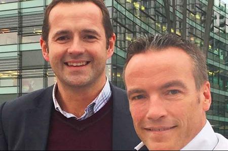 Dock10's Paul Austin (left) and WRG's Andy Horrigan (right)