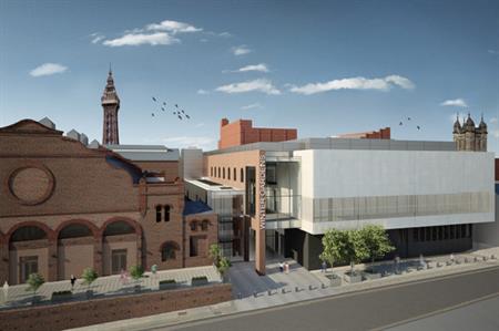 A CGI of the new conference centre