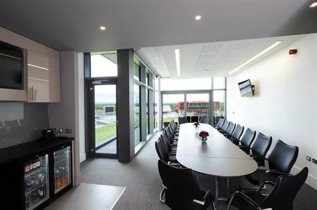 One of the Pavilion suites at Emirates Old Trafford