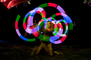 Cirque du Soleil style performers used by EMC3