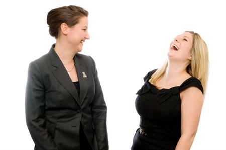 We go together ... Faye Carter and Joanne Curran