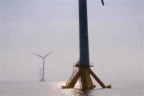 China Huaneng Group's 300MW Rudong project off the coast of Jiangsu, China