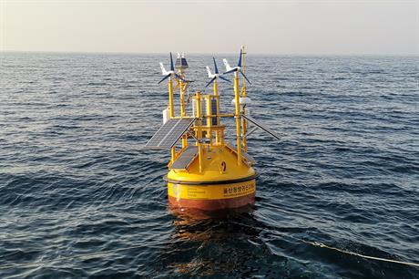 GIG deployed South Korea's first floating lidar at the site of a proposed 1.4GW project off Ulsan City