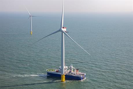 The CCC recommends deployment of at least 75GW of offshore wind capacity by 2050, up from just over 8GW today (pic: Innogy)