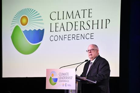 Governor Larry Hogan speaking in Baltimore, Maryland, in March (pic: Maryland GovPics)