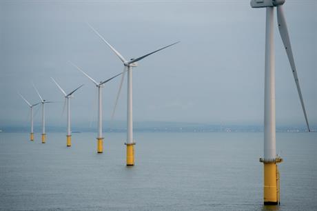E.on, Macquarie and Enbridge's 400MW Rampion project off the south coast of the UK - the top global offshore market, according to RenewableUK